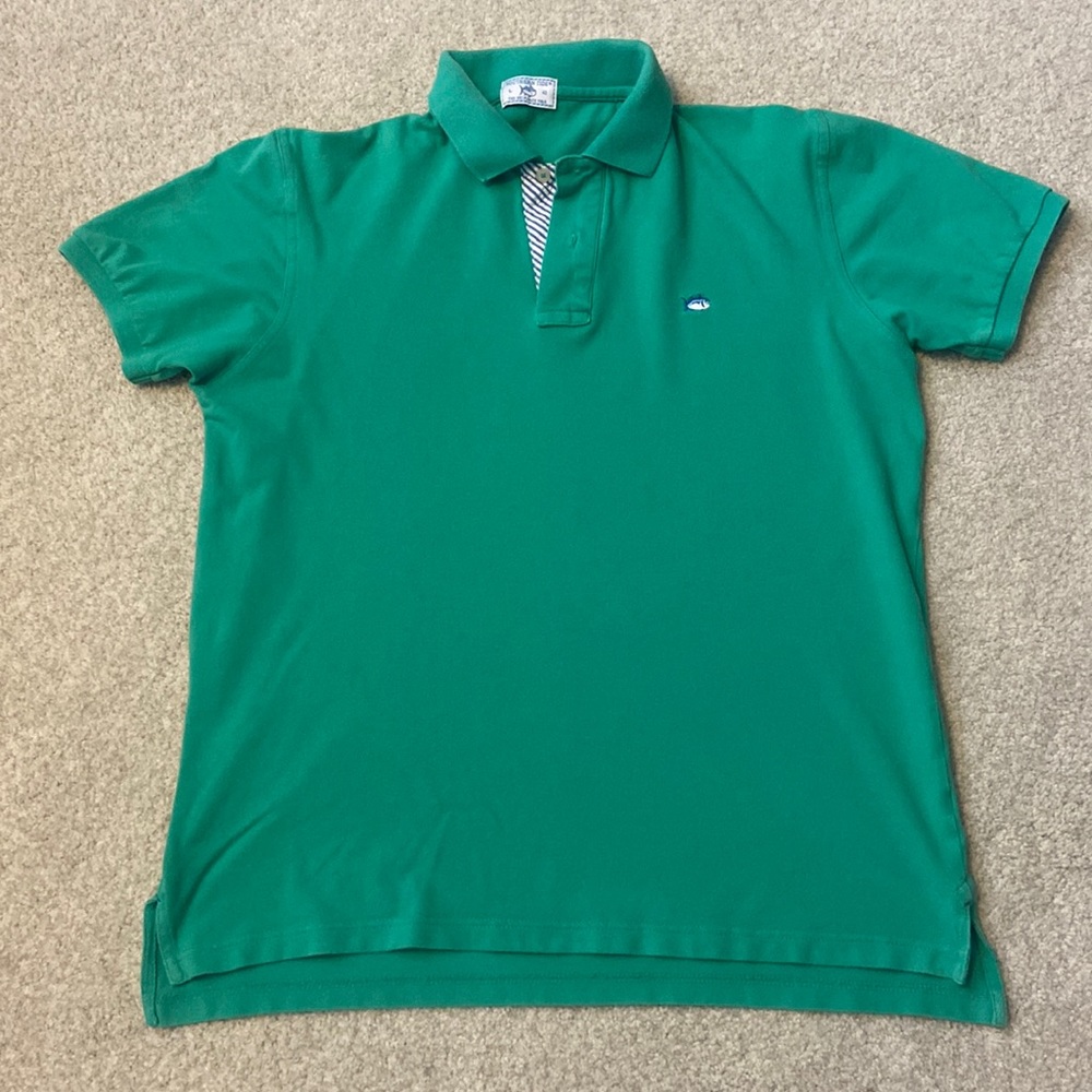 Southern Tide Green Polo Shirt